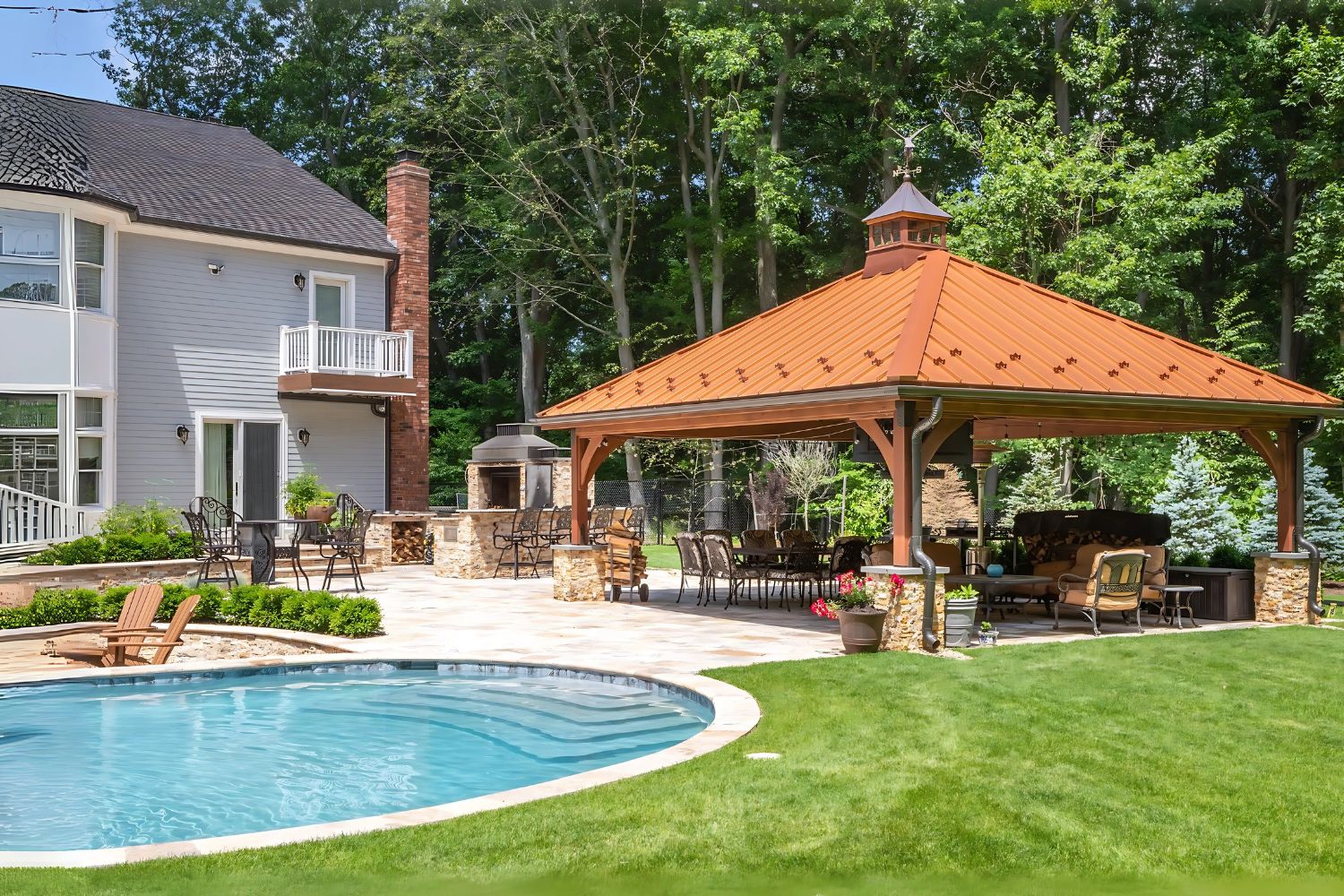 Cheyenne wide-open wood pavilion with tuned proportions by Waterloo Products serving PA NJ DE MD