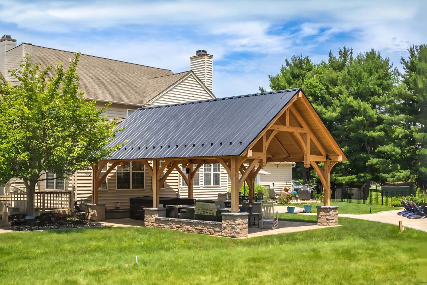 Denali pavilion built by Waterloo Products in Parkesburg PA